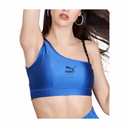 Puma modèle Dare To Crop Top Bleu