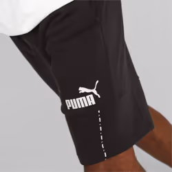 Puma Short Essentials Block Tape Noir Homme