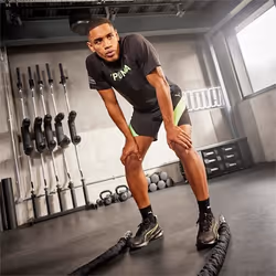 Puma T-Shirt Fit Ultrabreathe Triblend Noir/Vert Homme - Vue supplémentaire 8