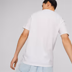 Puma T-Shirt Graphics Cat Blanc Homme