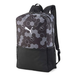 PUMA Sac à dos noir gris pour femme et homme - Beta Backpack PUMA Black-Logo Pixel AOP 213060