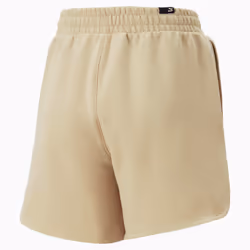 Puma Short Downtown High Waist Beige Femme