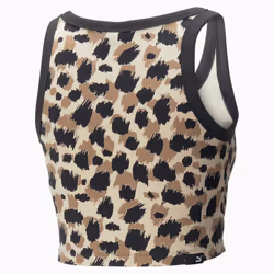 Puma Crop-Top Downtown Beige Femme