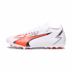 puma ultra match mg blanc