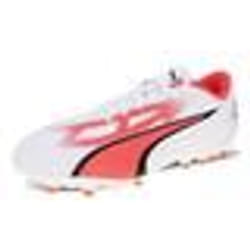 Puma Ultra Play Mg Jr Chaussures de football pour Garcon Blanc 107532-01