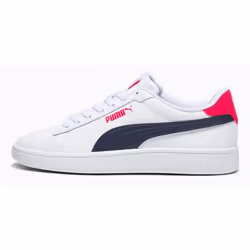 PUMA Smash 3.0, Unisexe, Enfant, Chaussures de sport à la mode, Bleu, Rouge, Blanc, 22 cm, No heel
