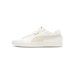 Baskets Blanches/Beiges Homme Puma Smash 3.0