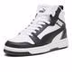 Chaussures de basket - Puma - Rebound V6 Mid Jr - Blanc - Enfant - Garçon