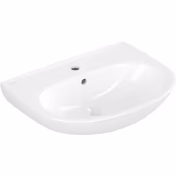 Le lavabo ovale de la collection O.novo de Villeroy & Boch crée une belle esthétique dans la salle de bains avec ses courbes ...