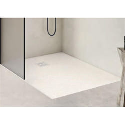 Receveur de douche stoneo - Coloris : Nature White - Dimensions : 2000x900x30mm