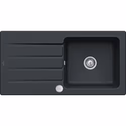 Les avantages de l'Evier VILLEROY ET BOCH Architectura 60 Pure Black vidage automatique inclus Fabriqué en France Évier en cé ...