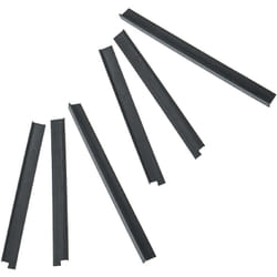 Vhbw - 6x Languettes en caoutchouc compatible avec Vorwerk (brosse électrique) eb 360, 370 - Lot de lamelles de ramassage, noir