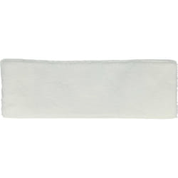 Housse de rechange compatible avec Kärcher sc 4 + Iron Kit, sc 4, sc 4100 cb, sc 4100 c, sc 3100 b nettoyeur à vapeur - microfibre, blanc - Vhbw