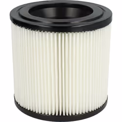 Filtre plissé compatible pour votre aspirateur industriel, pour aspiration à sec ou humide - Finition sur mesure pour changem ...