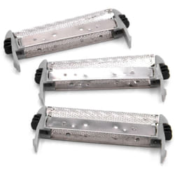 3x Grilles de rasoir de rechange compatible avec Remington RS8943, RS8966, RS8986 rasoir électrique - Avec cadre, argent - Vhbw
