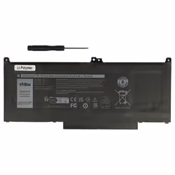 vhbw Batterie compatible avec Dell Latitude 14 7400 7300-P99G 7400-8N6DH 7300 7400 ordinateur portable (7400mAh 76V