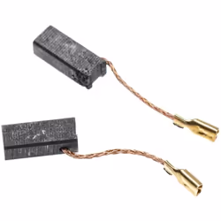 Balai de charbon robuste pour appareil électrique - Dimensions : 15,3 x 5 x 6,3mm - Avec réceptacle plat coudé Les balais de  ...