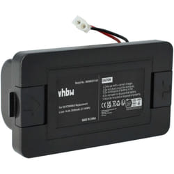 vhbw Batterie compatible avec Rowenta Smart Force Essential Aqua RR6971, RR6971WH robot électroménager Noir (2600mAh, 14,4V, Li-ion)