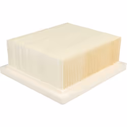 vhbw - the clever way Filtre plissé plat pour votre aspirateur multi-usages ou industriel - Finition sur mesure pour un chang ...