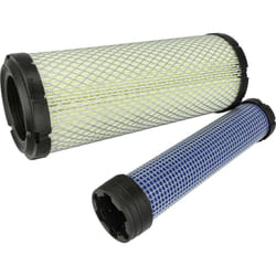 Vhbw - Lot de 2 filtres compatible avec Wacker-Neuson dpu 110Lem870 engin de chantier 1x filtre interne, 1x filtre extérieur