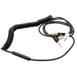 vhbw Câble audio AUX compatible avec Marshall Kilburn 3 Major 3 Major 4 casque - Avec prise jack 35 mm 150 - 230 cm or / noir