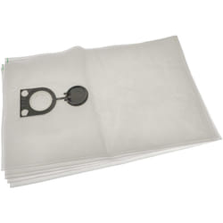 5x Sacs compatible avec Hitachi / HiKOKI RP3608DB aspirateur - microfibre non tissée, 66cm x 40cm blanc - Vhbw