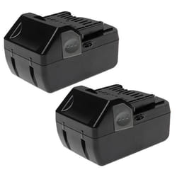 EXTENSILO 2x Batteries remplacement pour Hitachi / Hikoki 33055 330067 330068 330139 pour outil électrique aspirateur (5000