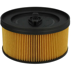 Vhbw - 1x filtre plissé compatible avec Kärcher wd 5.200 mp, wd 5.270, wd 5.220 mp, wd 5.260 aspirateur - noir / jaune