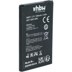 Vhbw - batterie compatible avec t-mobile E582, Pulse, Walk Box Mobile Wlan routeur modem mobile hotspot (1500mAh, 3,7V, Li-ion)