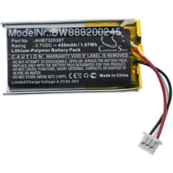 Vhbw - Batterie compatible avec Sennheiser sdw Pro 1, sdw Pro 2 casque audio, écouteurs sans fil (450mAh, 3,7V, Li-polymère)
