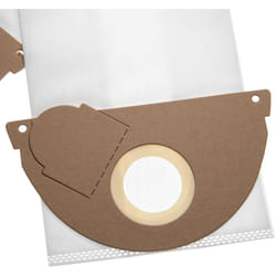 Vhbw - 20x sacs compatible avec Kärcher 5125, a 2101, a 2104, a 2105, a 2111, a 2131 pt aspirateur - microfibres non tissées, 49,4cm x 17,2cm, blanc