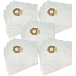 Vhbw - 50x sacs remplacement pour Nilfisk 302004000 pour aspirateur - microfibres non tissées, blanc