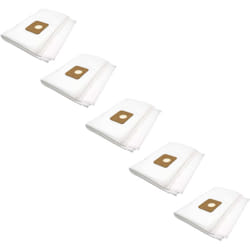 Vhbw - 50x sacs remplacement pour Nilfisk 107402336, 5715492061518 pour aspirateur - microfibres non tissées, blanc