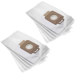 Vhbw - 10x sacs compatible avec Nilfisk Power Allergy, Energy Eco, P10, p Animal, p Cleaner, p P40, p Select aspirateur - microfibres non tissées,