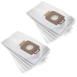 vhbw 10x sacs compatible avec Nilfisk Power P Special aspirateur - microfibres non tissées, blanc