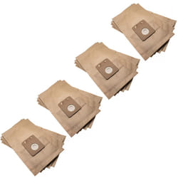 Vhbw - 20x sacs remplacement pour Nilfisk 107413077 pour aspirateur - papier, 34,55cm x 22,4cm, couleur sable