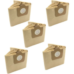 50x sacs compatible avec Hitachi wde 1000 / WDE1000 aspirateur - papier, couleur sable - Vhbw