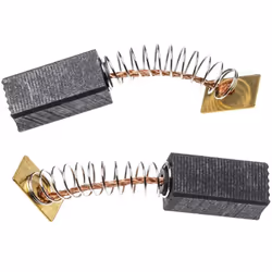 Balais de charbon robuste pour appareil électrique - Dimensions : 17 x 8 x 6,25 mm - Avec ressort Les balais de charbon fourn ...
