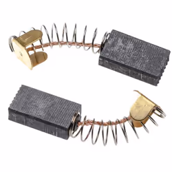 Balais de charbon robuste pour appareil électrique - Dimensions : 18,5 x 10 x 5 mm - Avec ressort Les balais de charbon fourn ...