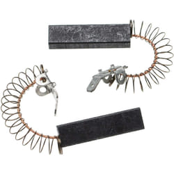 2x Balais de charbon pour moteur 37 x 10 x 6,3mm compatible avec Miele W1065 TYPW1065(CA), W1065 TYPW1065(MX) machine à laver - Vhbw