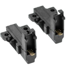2x Balais de charbon pour moteur avec support compatible avec Balay prestigeli, PRESTIGELITS883, PRESTIGELITS884 machine à laver - Vhbw