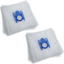 Vhbw - 10x sacs compatible avec Kärcher vc 5100, vc 5200, vc 5300 aspirateur - microfibres non tissées, Typ f/j, 30cm x 30cm, blanc