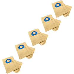 50x sacs compatible avec Nilfisk 70GA, 84GS, GA70, GA-70, GM80, GM-80, GM90, GM-90, GS80, GS-80 aspirateur - papier, couleur sable - Vhbw