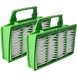 Vhbw - 2x Micro-filtre hygiénique compatible avec Sebo Airbelt K1, k Series aspirateur - Filtre à air, vert, rectangulaire