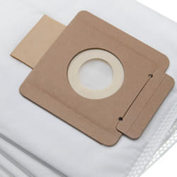 Vhbw - 20x sacs compatible avec Kärcher t 7/1 ecoefficiency, t 7/1 plus, t 7/1 Professional aspirateur - microfibres non tissées, 33,3cm x 17cm, blanc
