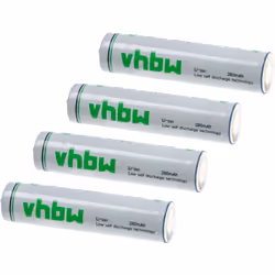 vhbw - the clever way Batteries rechargeable micro AAA à longue durée de vie en tant que pile AAA pour votre utilisation du q ...