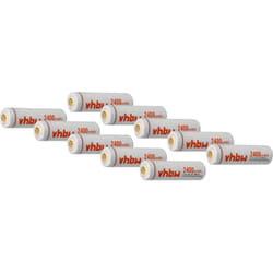 Piles rechargeables aa mignon (aa), 10 pcs pour divers appareils (650mAh, 1,5V, Li-ion) - Vhbw