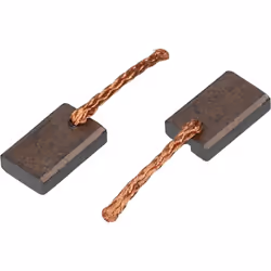 Balais de charbon robuste pour appareil électrique - Dimensions : 13 x 8,3 x 3 mm Les balais de charbon fournissent l'aliment ...