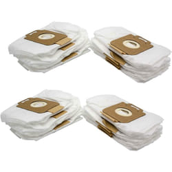 Vhbw - 20x sacs compatible avec Nilfisk / Alto gm 510 King, 520 King, 530 King, 540 King, Action, Arnoldi aspirateur - microfibres non tissées, blanc