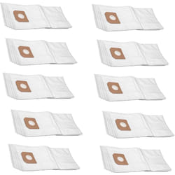 50x sacs remplacement pour Flex 329.630 pour aspirateur - microfibres non tissées, blanc - Vhbw